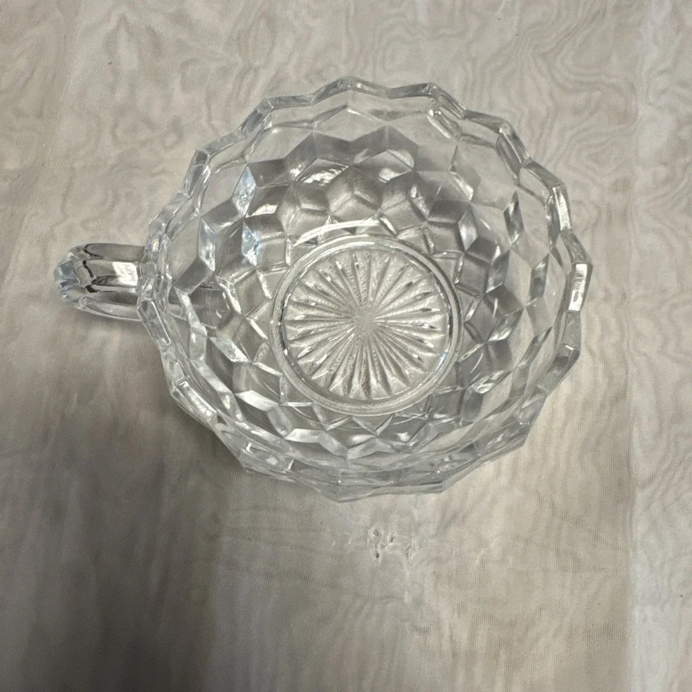 Vintage Fostoria American‎ Flared One Handle Nappy  Fostoria Glassware
